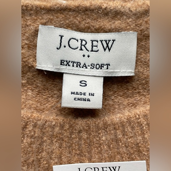 J.Crew jcrew Stripe Sweater Plaid Cape Scarf Wrap fringe SMALL Womens NEW shirt - Picture 7 of 13